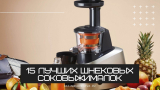 15 лучших шнековых соковыжималок – Рейтинг 2023 года